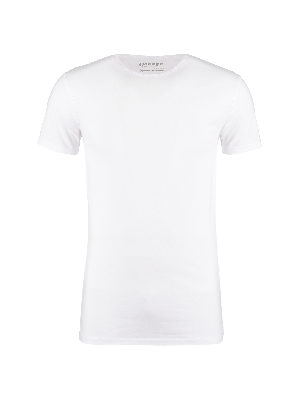 Garage tshirt o-neck body fit s/sl wit