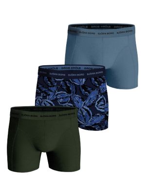 Bjorn Borg cotton stretch boxer 3p groen grijs bl