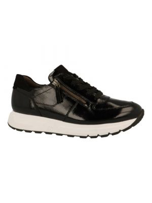 Paul Green 4856-035 sneaker zwartlakcombi