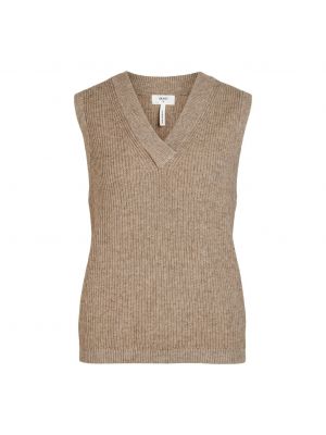 Object objmalena s/l knit waistcoat fossil