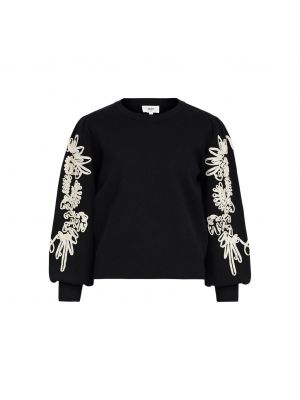 Object objjoana l/s knit pullover black