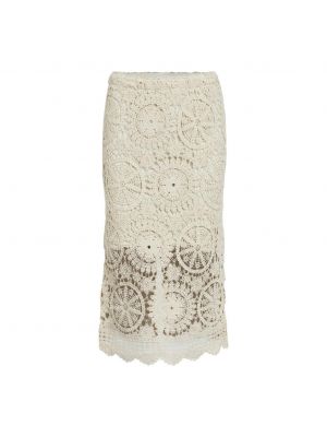 Object objpetra knit hw midi skirt sandshell