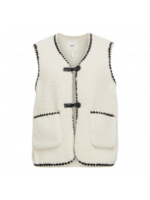 Object objpauline waistcoat white sand