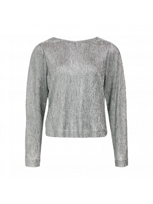 Object objlouise l/s deep back top silver