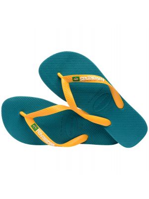 Havaianas brasil logo slipper Vibe green