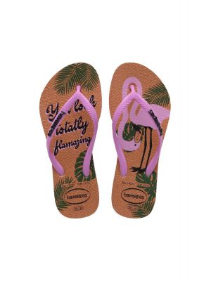 Havaianas kids slim glitter slipper ballet rose