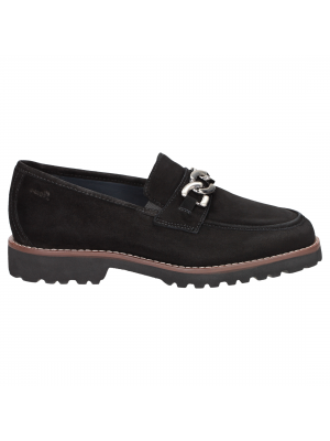 Sioux Meredith-734-H Zwart Lamssuede