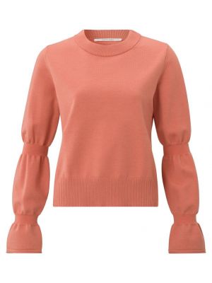 Yaya sweater with sleeve detail crabapple red