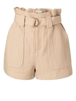 YAYA high waist cargo short with belt frappe