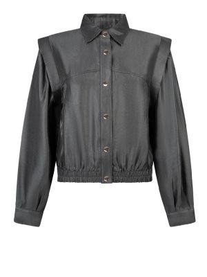 Aaiko norma twill jacket lightseaweed