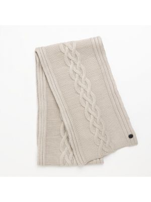 Cast Iron knitted scarf silver lining