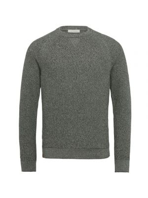 Cast Iron r-neck sweater cotton mouline beetle