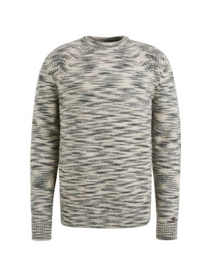 Cast iron crewneck regular fit silver birch