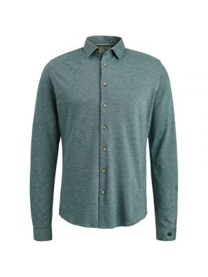 Cast Iron l/s shirt jersey pique tec pine