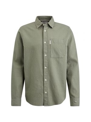 Cast Iron l/s shirt regualar fit mulled basil