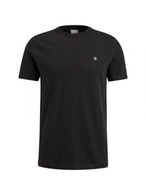 Cast Iron s/s r-neck organic cotton slub black