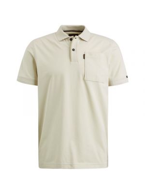 PME Legend short sleeve polo stretch jersey white