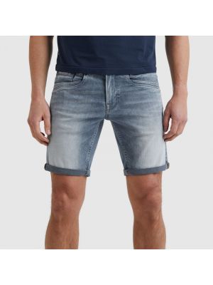 PME Legend skyrak denim shorts soft grey blue