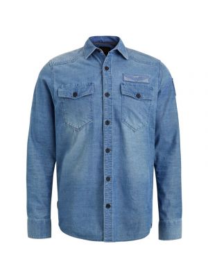 Pme Legend l/s shirt corduroy real indigo