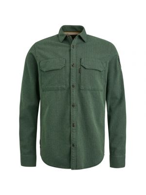 Pme Legend l/s shirt flanel herringbone green