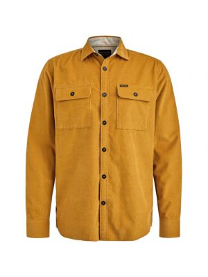 Pme legend l/s shirt fine waffle corduroy brown