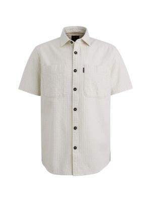 Pme legend s/s shirt structure dobby bone white