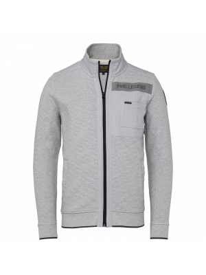 PME Legend zip jacket ottoman sweat grey melee