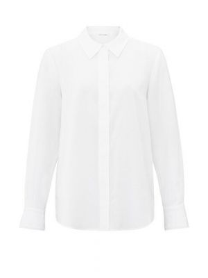 YAYA basic blouse with cuff detail pure white