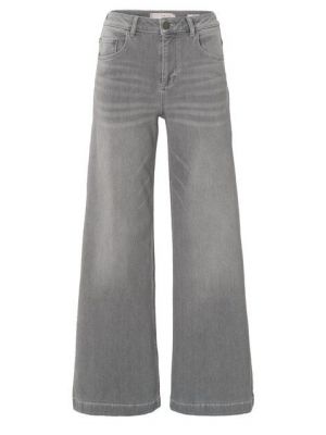 YAYA extra wide leg denim light grey denim L2