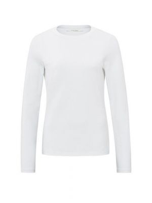 YAYA t-shirt round neck long sleeve pure white