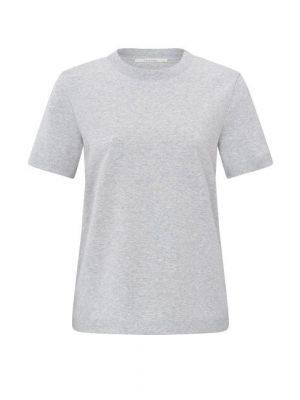 YAYA round neck t-shirt medium grey melange