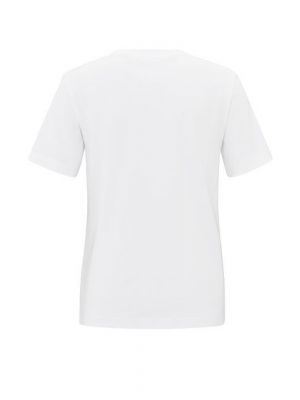 YAYA t-shirt round neck relaxed fit pure white