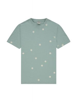 Kultivate t-shirt blue sun cloud blue