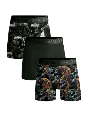 Muchachomalo 3p u-gorilla boxer short pr/pr/green