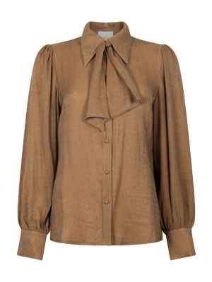 Aaiko veronne tie blouse oak