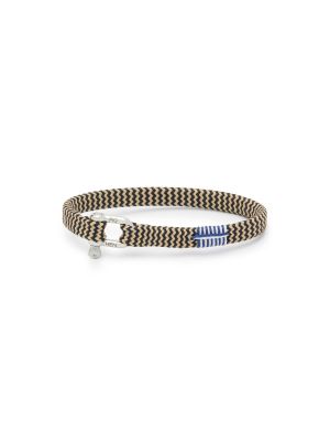 Pig & hen vicious vik armband navy - sand | silver