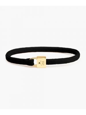 Pig Hen billy armband black gold