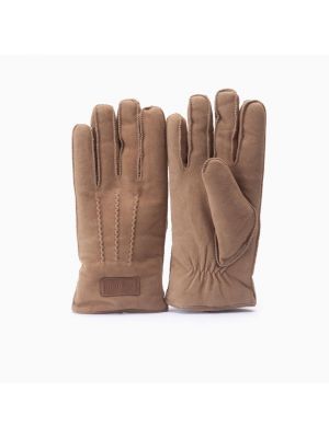 Warmbat Glove Men Goat Suede Cognac