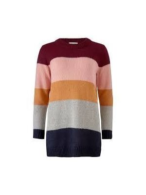 Modström jive o-neck rose/navy stripe