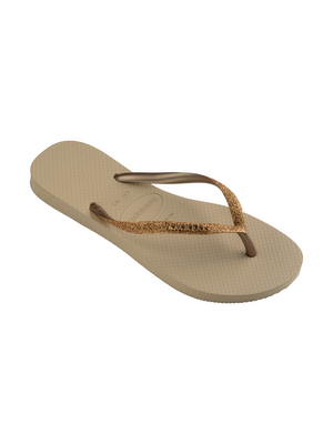 Havaianas Slim Glitter 2 Sand/Golden Light Metalic